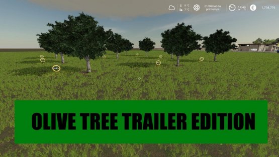 Мод «Olive Tree Trailer Edition» для Farming Simulator 2019