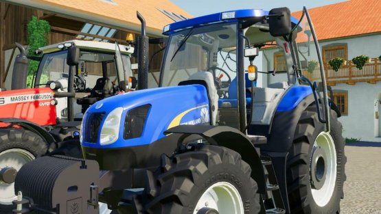Мод «New Holland T6000 Series» для Farming Simulator 2019