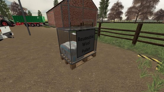 Мод «Wool pallet» для Farming Simulator 2019