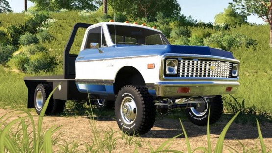 Мод «1971 Chevy C30 Flatbed» для Farming Simulator 2019