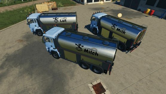 Мод «MAN TGS Milk Truck» для Farming Simulator 2019