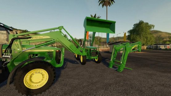 Мод «John Deere 843 Loader» для Farming Simulator 2019