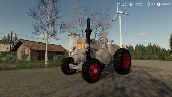Мод «Lanz Bulldog Grey» для Farming Simulator 2019