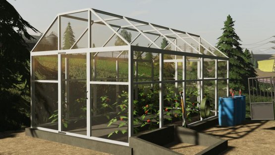Мод «Polish Greenhouse With Tomatoes» для Farming Simulator 2019