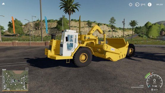 Мод «Caterpillar 663 Scraper» для Farming Simulator 2019