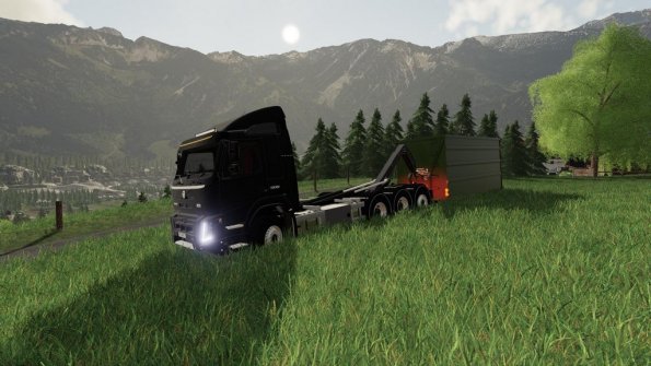 Мод «Volvo FMX 500 Hooklift 8x4» для Farming Simulator 2019