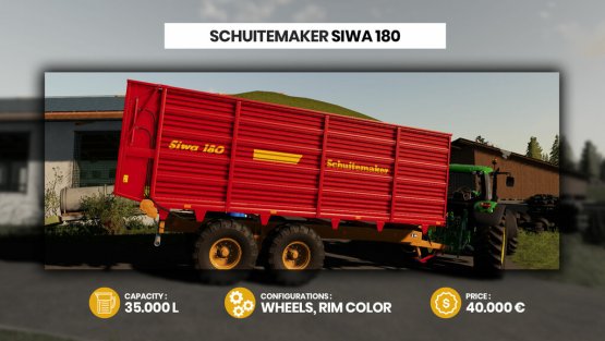 Мод «Schuitemaker Siwa 180» для Farming Simulator 2019