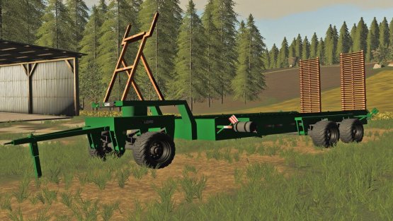 Мод «Trailer For Sugar Cane Harvester» для Farming Simulator 2019