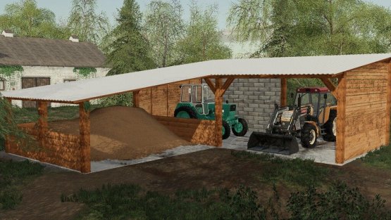 Мод «Wooden Shed Pack» для Farming Simulator 2019