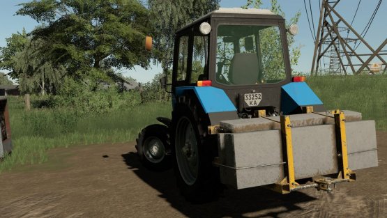 Мод «Бетонный Противовес» для Farming Simulator 2019