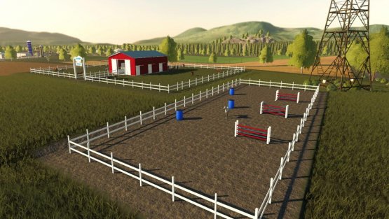 Мод «American Horse Ranch» для Farming Simulator 2019
