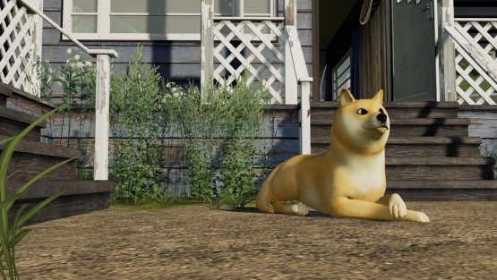 Мод «Doge Coin Dog» для Farming Simulator 2019