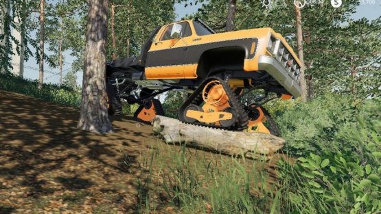 Мод «Chevy 79 SingleCab DS Tracks» для Farming Simulator 2019