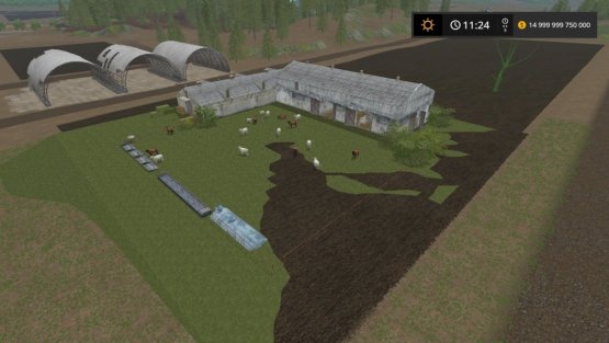 Мод «Загон с овцами - SheepFarm» для Farming Simulator 2017
