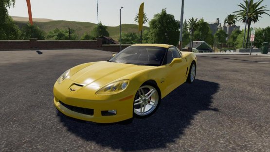 Мод «2006 Lowered Chevy Corvette» для Farming Simulator 2019