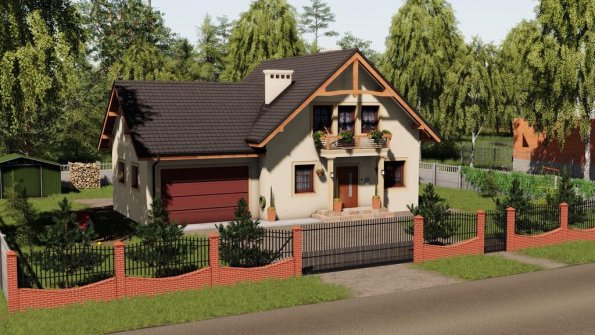 Мод «Modern Decorative House» для Farming Simulator 2019