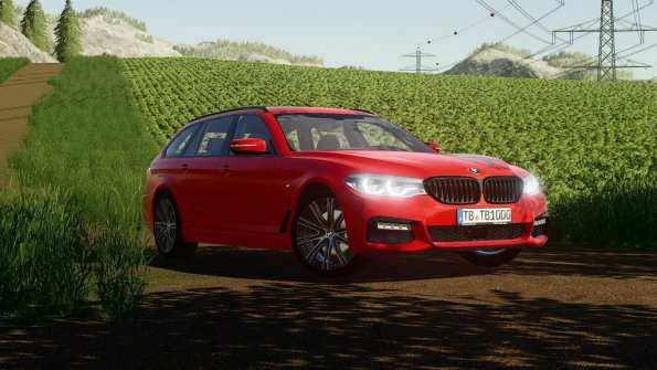 Мод «BMW 5 Series Touring (G31) 2018» для Farming Simulator 2019