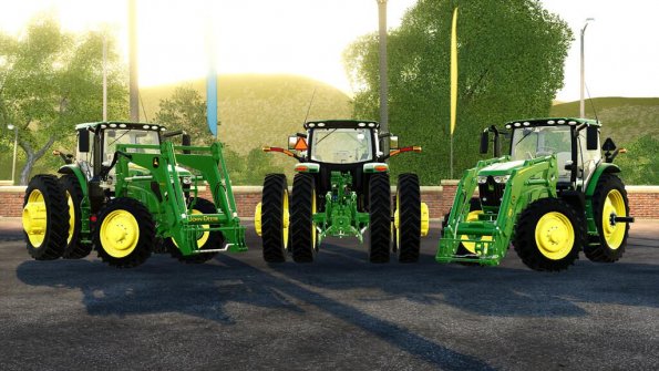 Мод «John Deere 6R US Series» для Farming Simulator 2019