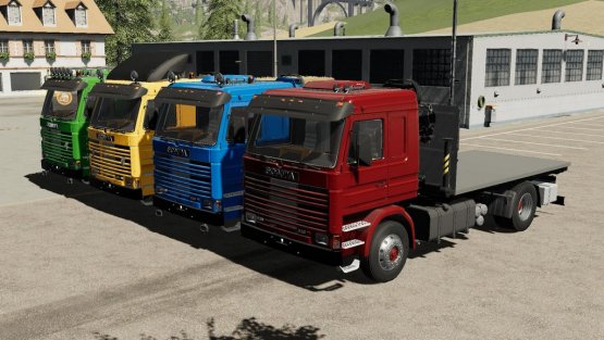 Мод «Scania 113H SideDoors + Crane» для Farming Simulator 2019