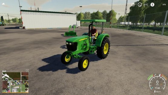 Мод «John Deere 5075e» для Farming Simulator 2019
