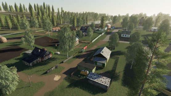 Карта «Коровино» для Farming Simulator 2019