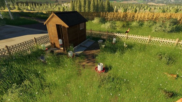 Мод «Open Chicken Coop» для Farming Simulator 2019