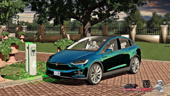 Мод «Tesla Model X 2017» для Farming Simulator 2019