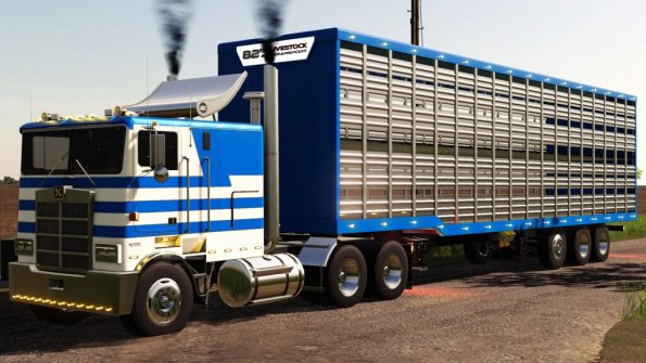 Мод «TLX 48Ft Livestock Trailer» для Farming Simulator 2019