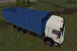 Мод «КамАЗ-53215 и прицеп Нефаз-8332» для Farming Simulator 2017 3