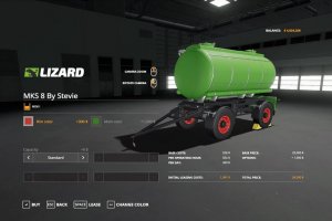 Мод «MKS8 tanker by Stevie» для Farming Simulator 2019 5