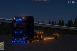 Мод «Scania S580 V8 FSMiner's Edit» для Farming Simulator 2019 4