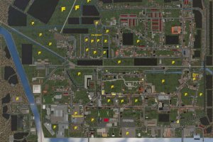 Карта «Genthin die Perle am Kanal» для Farming Simulator 2019 2