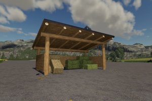 Мод «Mini Log Barn» для Farming Simulator 2019 2