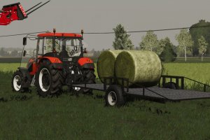 Мод «Old Bale Trailer» для Farming Simulator 2019 3