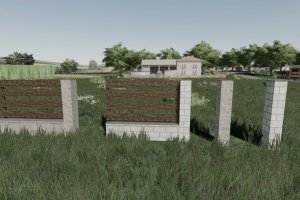 Мод «Pack Of Modern Fence» для Farming Simulator 2019 3