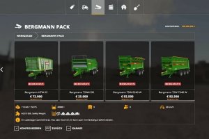 Мод «Bergmann Pack» для Farming Simulator 2019 2