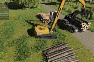 Мод «Liebherr LH40 Гусеничный» для Farming Simulator 2019 2
