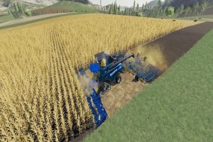 Мод «New Holland CR1090 Maxi 2in1» для Farming Simulator 2019 2