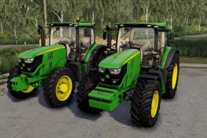Мод «John Deere 6R Medium Frame (2014-2021)» для Farming Simulator 2019 2
