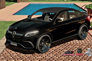 Мод автомобиль «Mercedes Gle Coupe» для Farming Simulator 2019 3