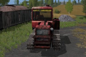 Мод «ДТ-75 Старый» для Farming Simulator 2017 2