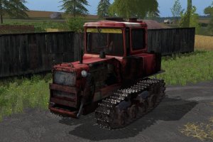Мод «ДТ-75 Старый» для Farming Simulator 2017 3