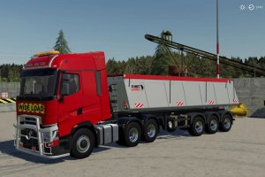 Мод «Schmitz CargoBull S.KI Heavy 8.5 Semi Tipper» для Farming Simulator 2019 2