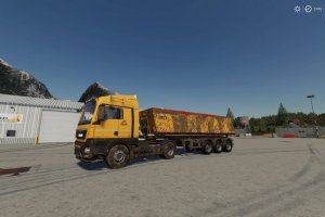 Мод «Schmitz CargoBull S.KI Heavy 8.5 Semi Tipper» для Farming Simulator 2019 5