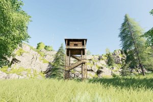 Мод «Wood Tower» для Farming Simulator 2019 2