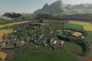 Карта «The Mountain of Lakes» для Farming Simulator 2019 3