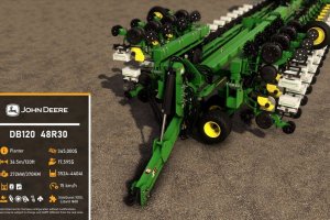 Мод «John Deere DB120» для Farming Simulator 2019 2