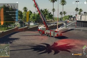 Мод «Ladder Fire Truck» для Farming Simulator 2019 2
