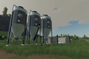 Мод «Large Capacity Steel Silos» для Farming Simulator 2019 2