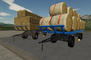 Мод «HW80 Bale Trailer» для Farming Simulator 2019 2